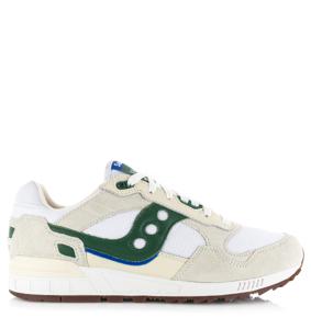Saucony Shadow 5000 white/green Wit Suede Lage sneakers Unisex