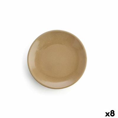 Dinerbord Anaflor Barro Anaflor Vlees Aardewerk Beige Ø 29 cm (8 Stuks)