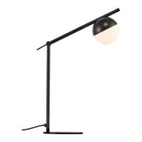Tafellamp zwart modern opaal glas &apos;Contina&apos; Nordlux G9 fitting 50 cm