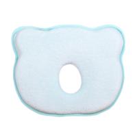 Baby hoofd type correctie kussen pasgeboren hoofdkussen geheugen kussen (blauw)