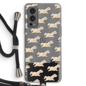 Ponys: OnePlus Nord 2 5G Transparant Hoesje met koord
