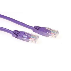ACT IB1703 U/UTP CAT6 Patchkabel Paars - 3 meter