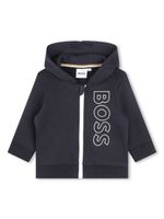 BOSS Kidswear survêtement en coton à logo imprimé - Gris