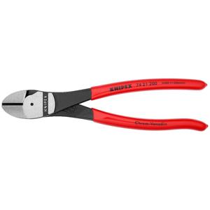 Knipex 74 21 200 Kracht-Zijsnijtang gebogen 200mm