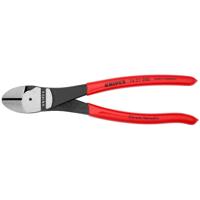 Knipex 74 21 200 Kracht-Zijsnijtang gebogen 200mm