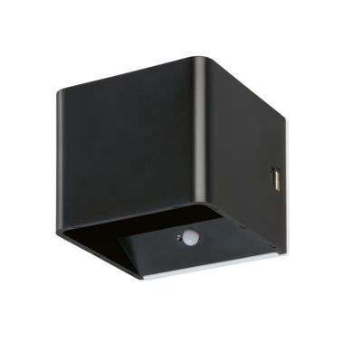Fischer & Honsel Zwarte opbouwspotMagnetics oplaadbaar - 830042