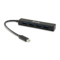 Equip 128954 4-port usb hub, usb 3.2 gen 1 type-c -> usb 3.2 gen 1 type-a, 5000 mbit/s, black
