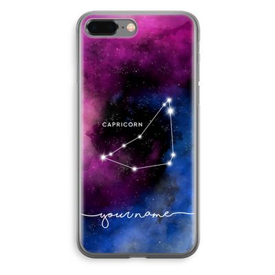 Sterrenbeeld - Donker: iPhone 8 Plus Transparant Hoesje
