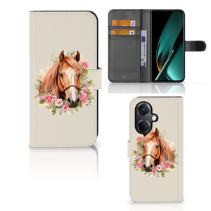 Telefoonhoesje met Pasjes voor OnePlus Nord CE 3 Paard