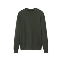 Mango Man trui met textuur kaki - thumbnail