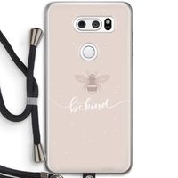 Be(e) kind: LG V30 Transparant Hoesje met koord
