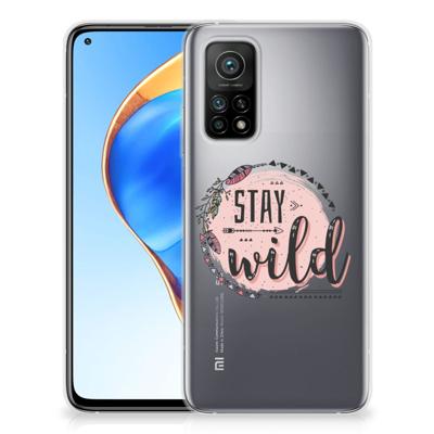Xiaomi Mi 10T | 10T Pro Telefoonhoesje met Naam Boho Stay Wild Xiaomi Mi 10T | 10T Pro Telefoonhoesje met Naam Boho Stay Wild