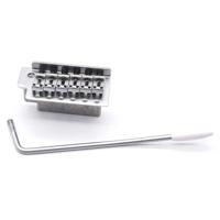 AxLabs KD2BG1001SC 6-Schroefs Strat Tremolo met Block Saddles (incl. Tremolo-arm) - Satin Chrome