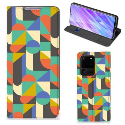 Samsung Galaxy S20 Ultra | Hoesje met Magneet | Funky Retro