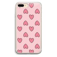 Ondersteboven verliefd: iPhone 7 Plus Transparant Hoesje