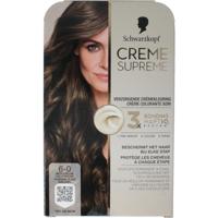 Schwarzkopf Creme supreme 6-0 licht bruin