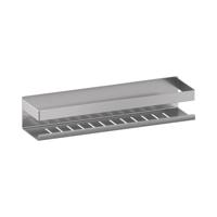 Brauer doucherek - 40x10cm - RVS geborsteld 5-NG-225