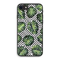 Geometrische jungle: iPhone SE 2020 Biologisch afbreekbaar hoesje