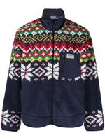 Polo Ralph Lauren veste en polaire à motif fairisle - Bleu - thumbnail