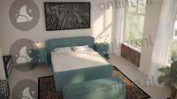 Standaard boxspring 160 x 200 cm- stofkleur 7017