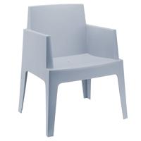 Box stapel tuinstoel donker Grijs Garden impressions