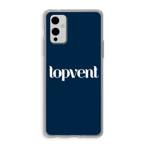Topvent Navy: OnePlus 9 Transparant Hoesje