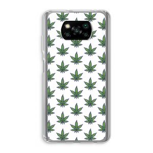 Weed: Xiaomi Poco X3 NFC Transparant Hoesje