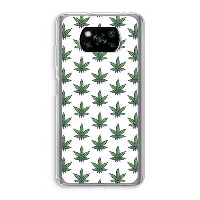 Weed: Xiaomi Poco X3 NFC Transparant Hoesje