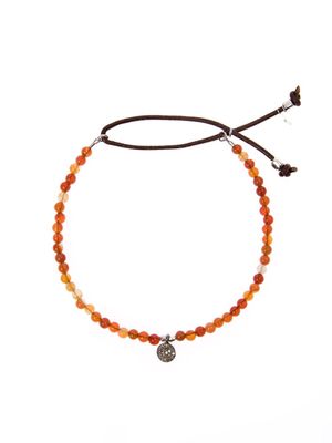 Catherine Michiels bracelet à perles et breloque - Argent