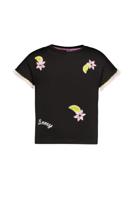 B.Nosy zomer top meisjes - zwart - Tanja