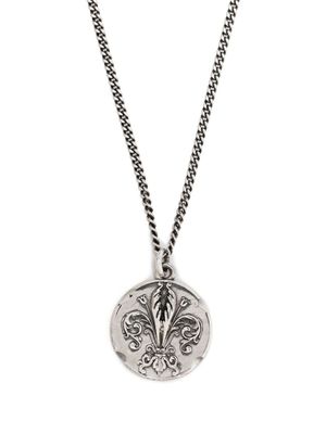 Emanuele Bicocchi collier Lily à pendentif médaillon - Argent