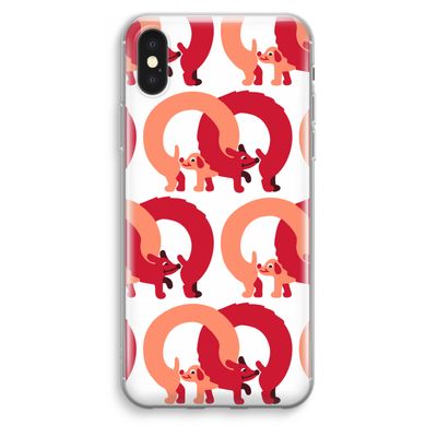 Dogs: iPhone XS Max Transparant Hoesje