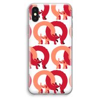 Dogs: iPhone XS Max Transparant Hoesje