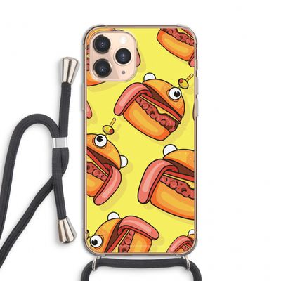 Hamburger: iPhone 11 Pro Transparant Hoesje met koord