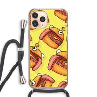 Hamburger: iPhone 11 Pro Transparant Hoesje met koord