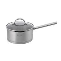 Brund steelpan met glazen deksel 2l rvs Brund steelpan met glazen deksel 2l rvs
