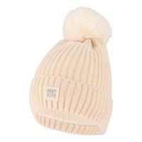 Heatkeeper Thermo Muts met Pompon Dames Off White Heatkeeper Thermo Muts met Pompon Dames Off White