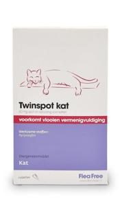 Flea free twinspot kat 2 stuks