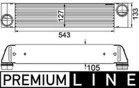 Intercooler, inlaatluchtkoeler CI193000P - thumbnail