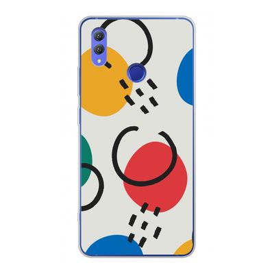 Illustratieve pop 3: Honor Note 10 Transparant Hoesje