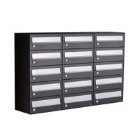 Allux Hive Set 3-Breed, 5-Hoog Zwart - 40030070_3x5