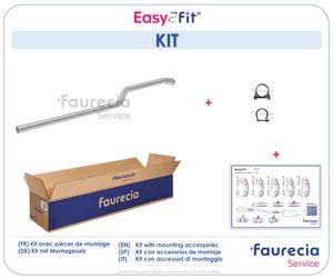 Reparatieset, katalysator Faurecia, u.a. fÃ¼r CitroÃ«n