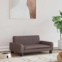 VidaXL Hondenmand 70x45x30 cm kunstleer bruin