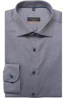 ETERNA Slim Fit Overhemd marine, Gestructureerd - thumbnail