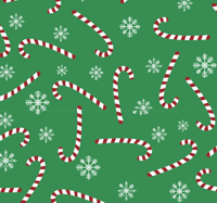 Slaapkamer behang Snoep kerst Slaapkamer behang Snoep kerst
