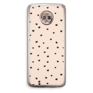Kleine kattenkopjes: Motorola Moto G6 Transparant Hoesje