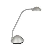 Bureaulamp maul arc led zilver