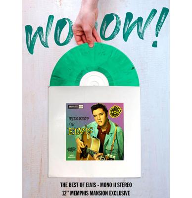 Elvis Presley - Best of Elvis 12" Gelimiteerde Oplage 100 Groen Vinyl Elvis Presley - Best of Elvis 12" Gelimiteerde Oplage 100 Groen Vinyl