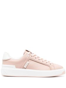 Balmain baskets B-Court en cuir - Rose