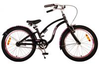 Volare Miracle Cruiser Kinderfiets Meisjes 20 inch Mat Zwart Prime Collection - thumbnail